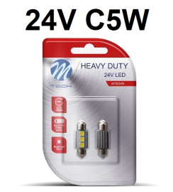 LED AUTO SIJALICA C5W 24V 36MM BELA LB9310W M-TECH
